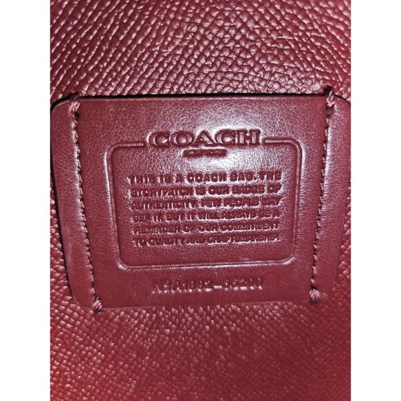 ❤️ Coach 55200 Polished Pebble Leather Charlie Bucket Cognac Crossbody - Picture 6 of 11